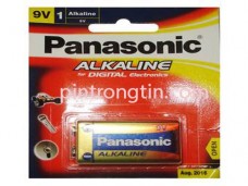 Pin panasonic 9v 6LR61T, Pin 9v alkaline