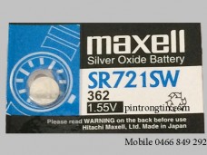pin đồng hồ maxell SR721