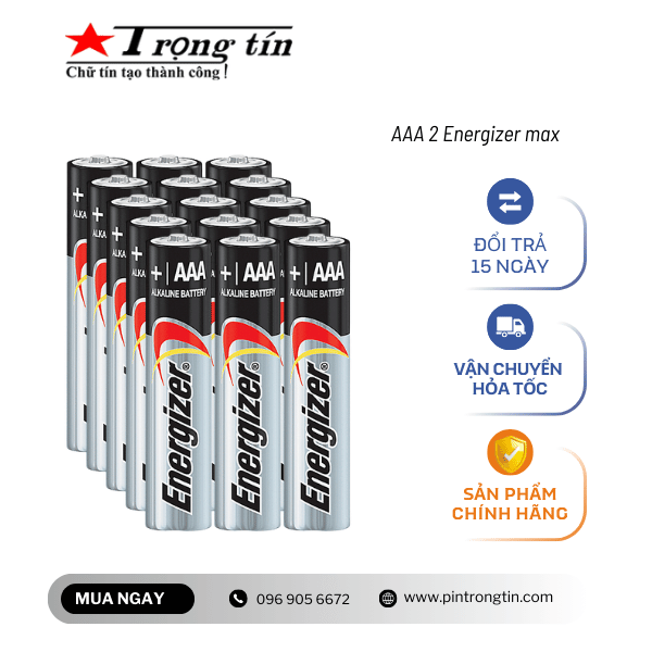 AAA Energizer max 2 vien