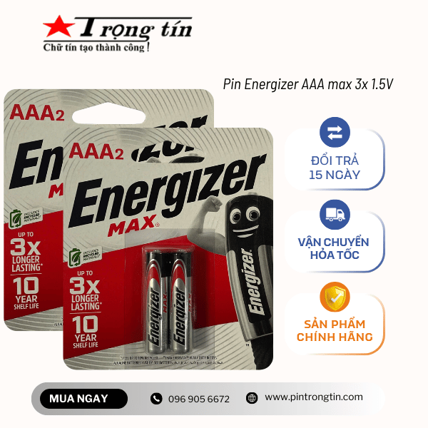 Pin Energizer AAA max 3x
