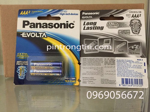 Pin Panasonic Alkaline EVOLTA,pin AAA 
