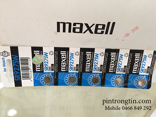 pin đồng hồ maxell SR927