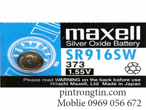 pin đồng hồ maxell SR916