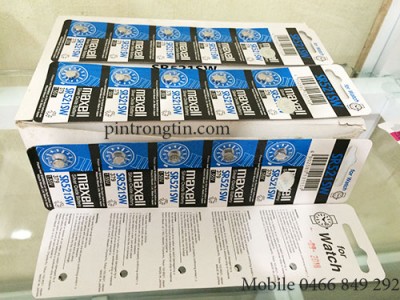 pin đồng hồ maxell SR521