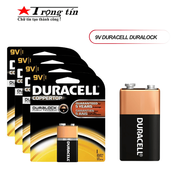 9V DURACELL DURALOCK LITHIUM