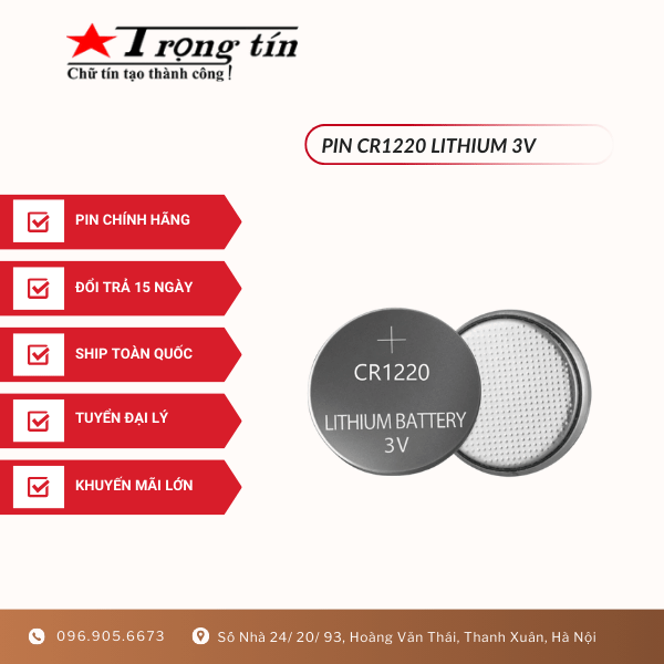 CR1220 LITHIUM 3V