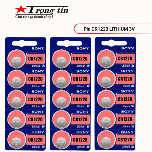 Pin CR1220 LITHIUM 3V