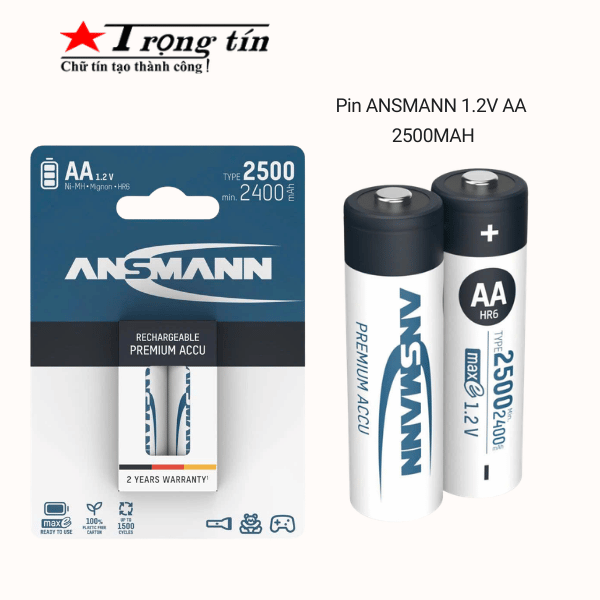 Pin ANSMANN 1.2V AA