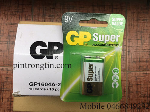 Pin Alkaline 9v GP, Pin 9v Gp