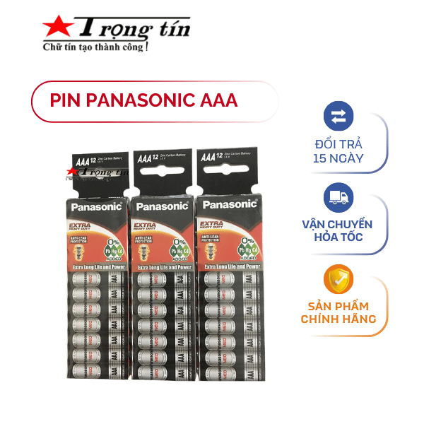 AAA Panasonic pin 12 viên