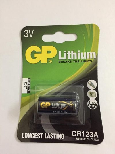 Pin cr123 Gp chính hãng chất lượng cao