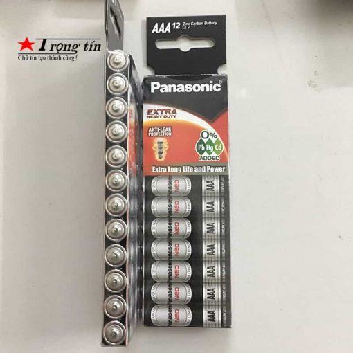 Pin aaa Panasonic vỉ 12 viên