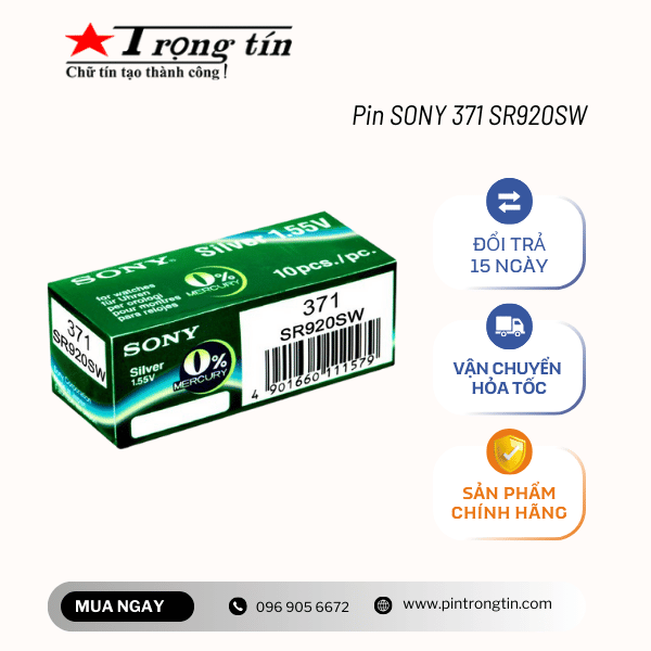 Pin SONY 371 SR920SW