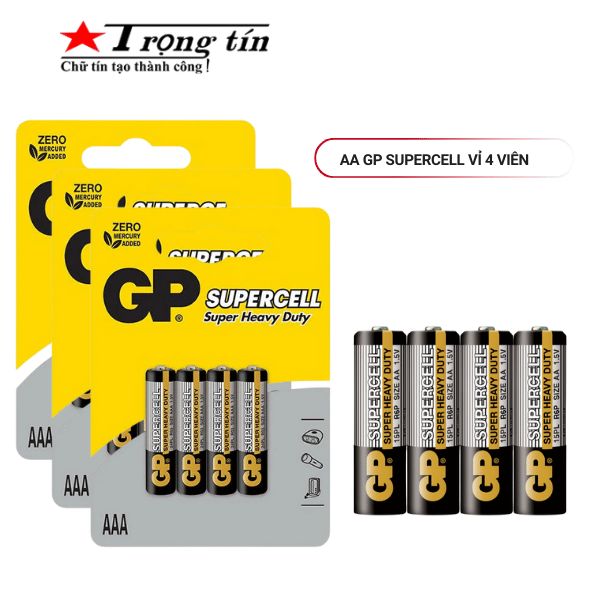 AA GP SUPERCELL VỈ 4 VIÊN