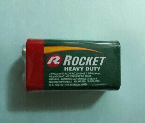 pin 9v rocket cacbon