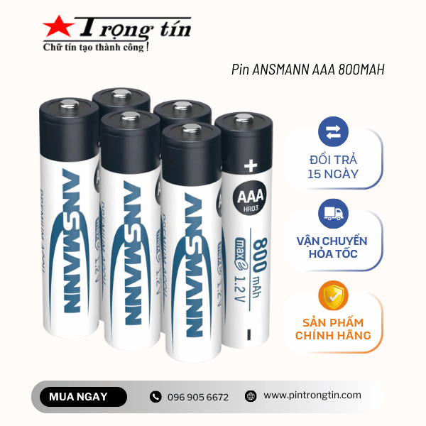 Pin ANSMANN AAA 800MAH NEW