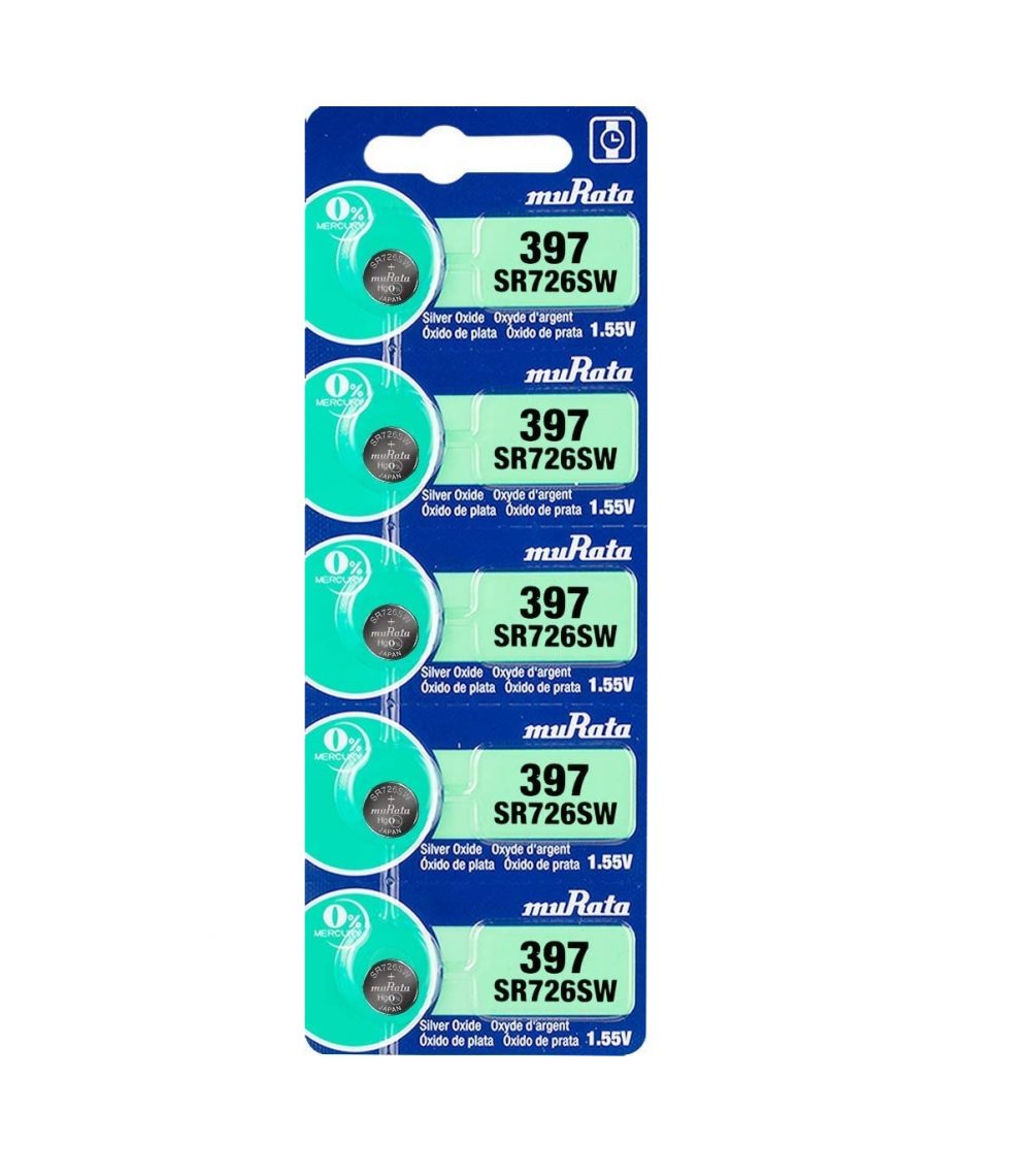 NK CHÍNH HÃNG] Vỉ 5 Viên MURATA 397 / SR726SW Oxit Bạc 1.55V Made In Japan I2507056452 - Foto 2